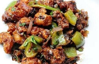 Order Pepper Toss Shrimp food online from Peacock Indian Cuisine store, Plano on bringmethat.com