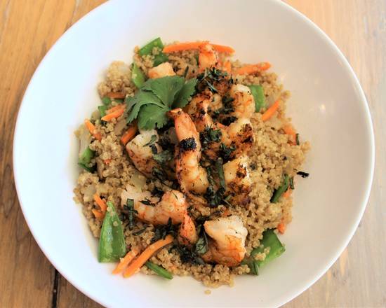 Order Thai Shrimp Quinoa Bowl food online from HS Green store, Houston on bringmethat.com