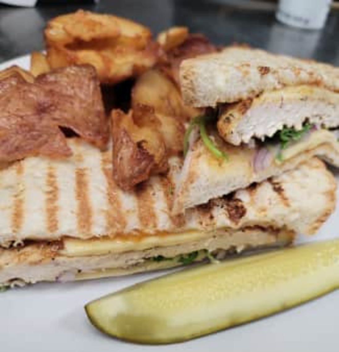 Order Apricot & Chicken Panini Lunch food online from Buttermilk store, Naperville on bringmethat.com