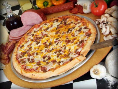 Order Bacon Double Cheeseburger food online from B.C. Pizza store, McDonough on bringmethat.com