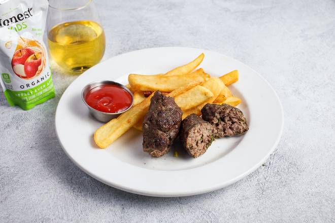 Order Small Portion Beef Kebab & Side food online from Oren Hummus store, Mountain View on bringmethat.com