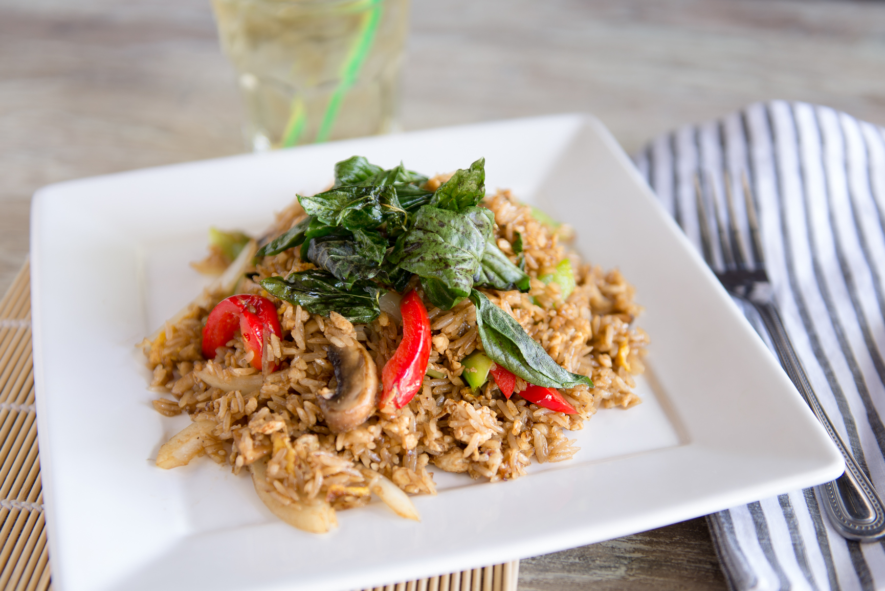 Order 30. Holy Basil Fried Rice food online from Siam Lotus store, Beaverton on bringmethat.com