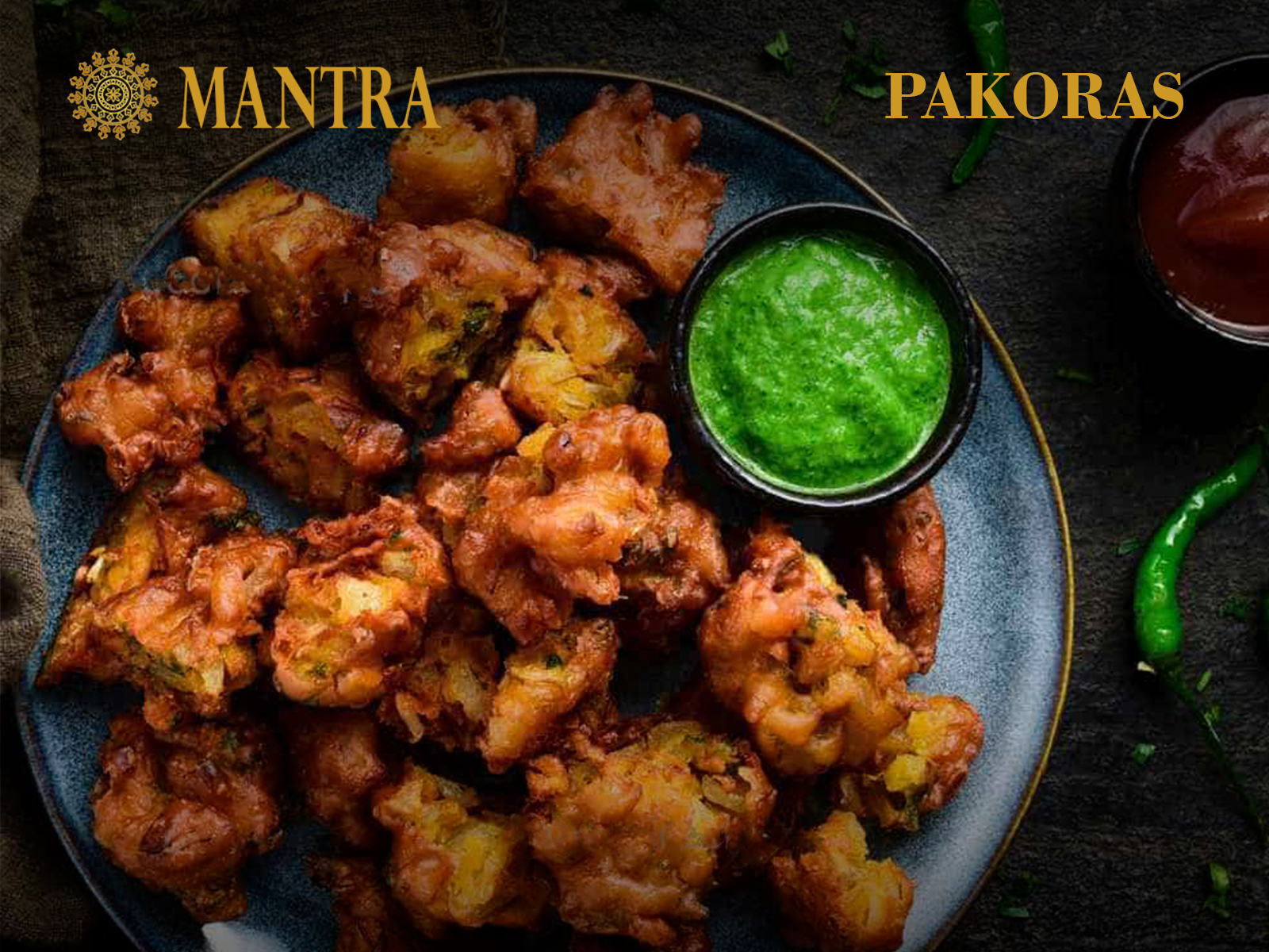 Order Pakoras food online from Mantra restaurant store, Jersey City on bringmethat.com