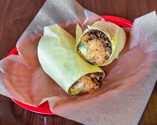 Order Surf and Turf Burrito food online from Lourdes Mexican Food store, Escondido on bringmethat.com