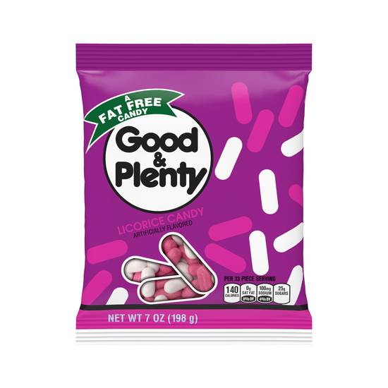 Order Good & Plenty Soft & Chewy Licorice Candy (7 oz) food online from Rite Aid store, Yamhill County on bringmethat.com