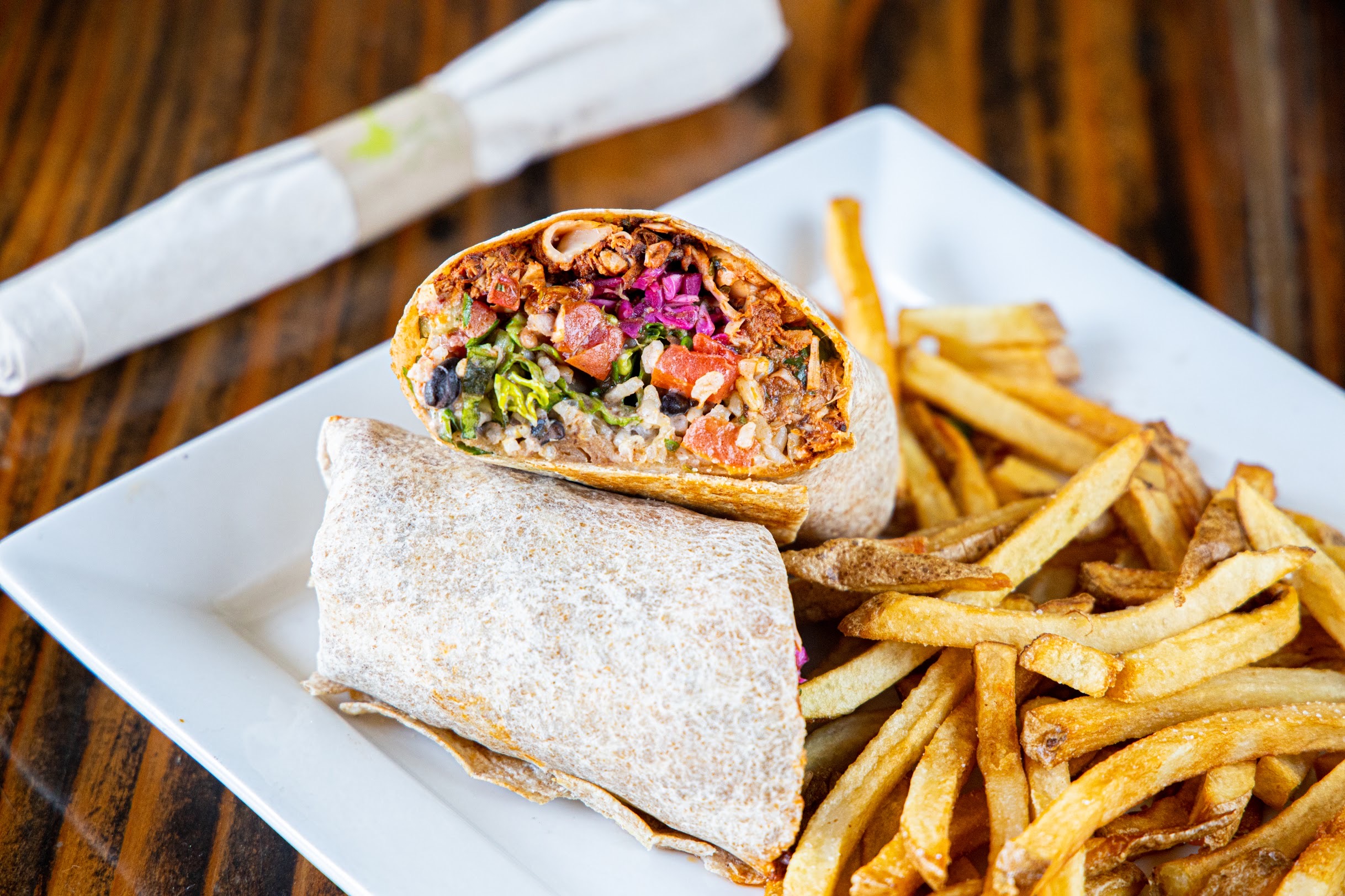 Order Festival Burrito food online from Sage Plant Based Bistro & Brewery store, Agoura Hills on bringmethat.com