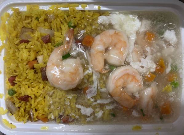 Order Shrimp with Lobster Sauce combo food online from Wonderful 713 store, Newark on bringmethat.com