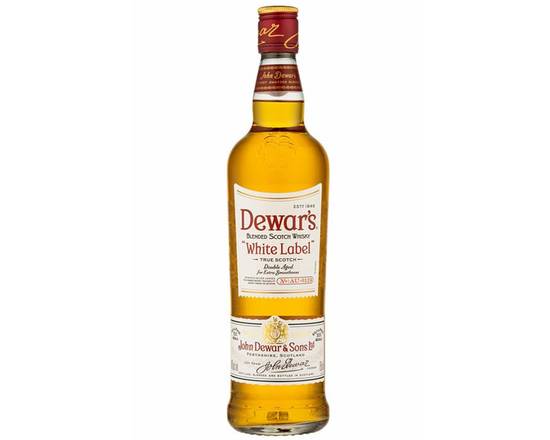 Order Dewars white laber 1L food online from House Of Wine store, New Rochelle on bringmethat.com
