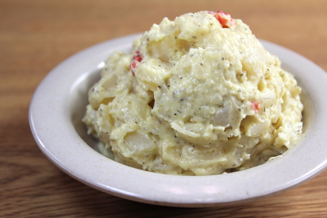 Order Potato Salad - 1/2 Pint food online from Mckenzie Barbeque store, Montgomery on bringmethat.com