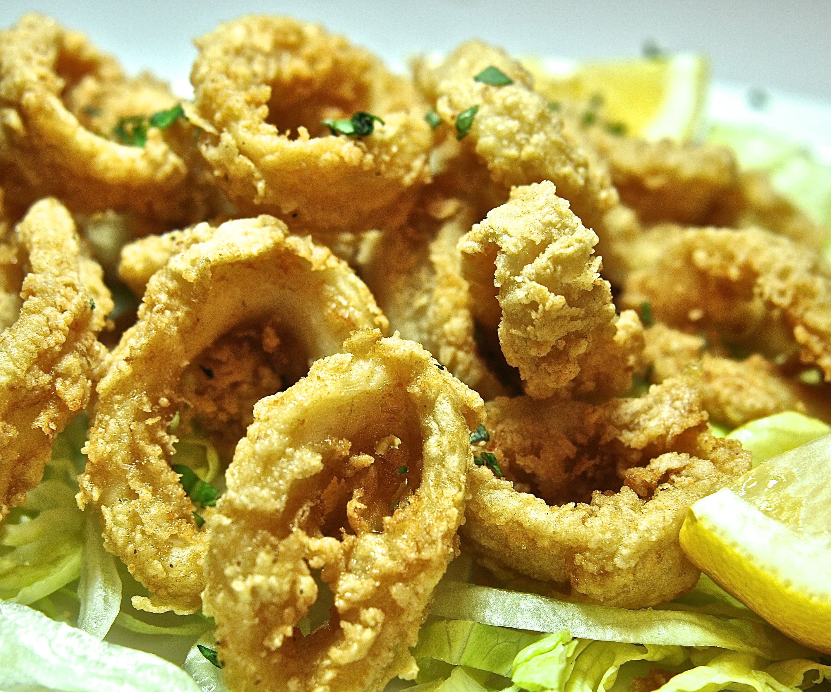 Order Fried Calamari - Appetizer food online from Giacomo's Pizza store, Poughkeepsie on bringmethat.com