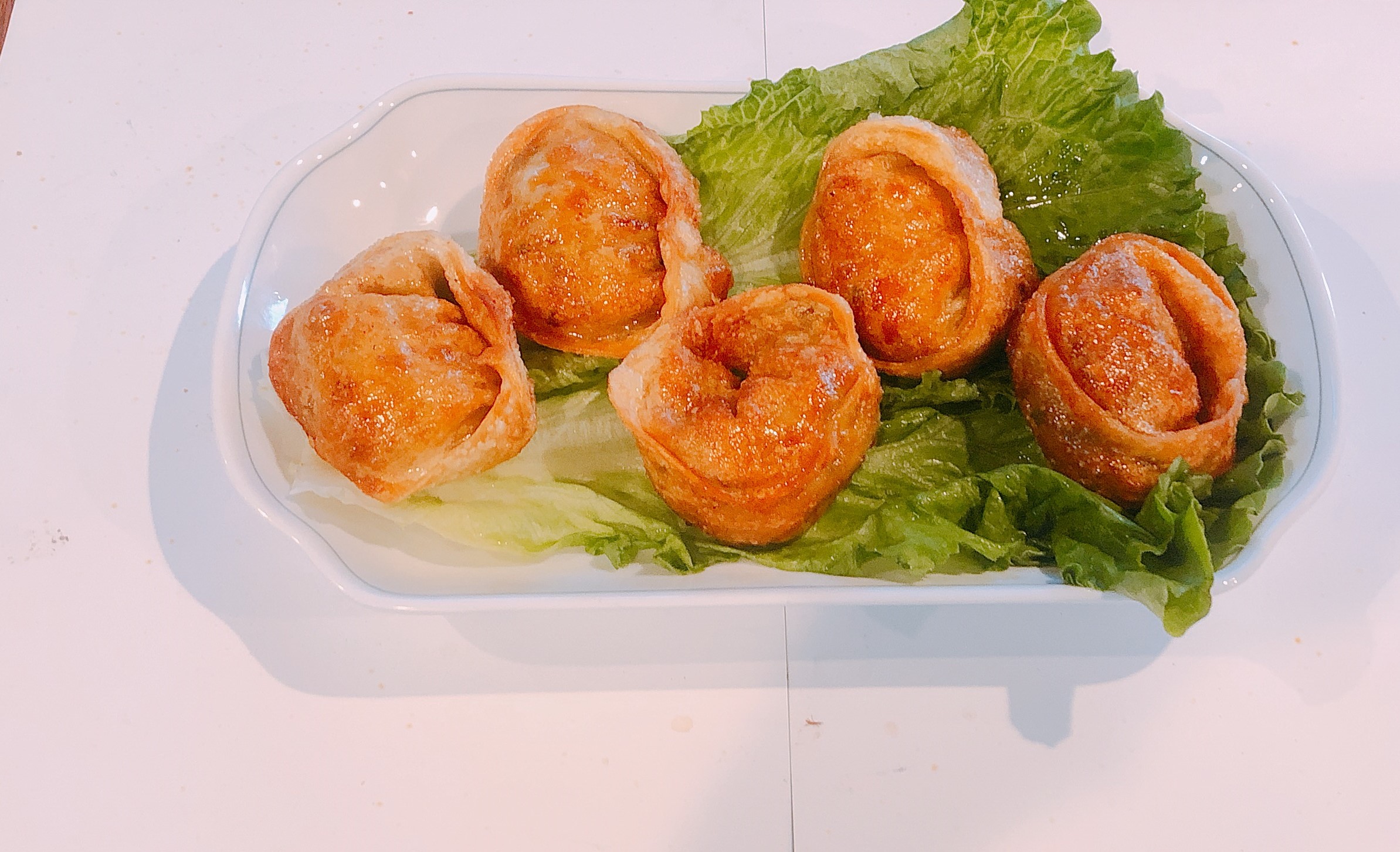 Order Fried Dumplings Plate (군만두) food online from Moo Bong Ri Korean Restaurant store, Oakland on bringmethat.com