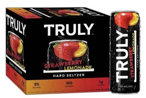 Order Truly Strawberry Lemonade 6pk With Deposit food online from Absolute Wine &amp; Spirits store, Barnstable on bringmethat.com