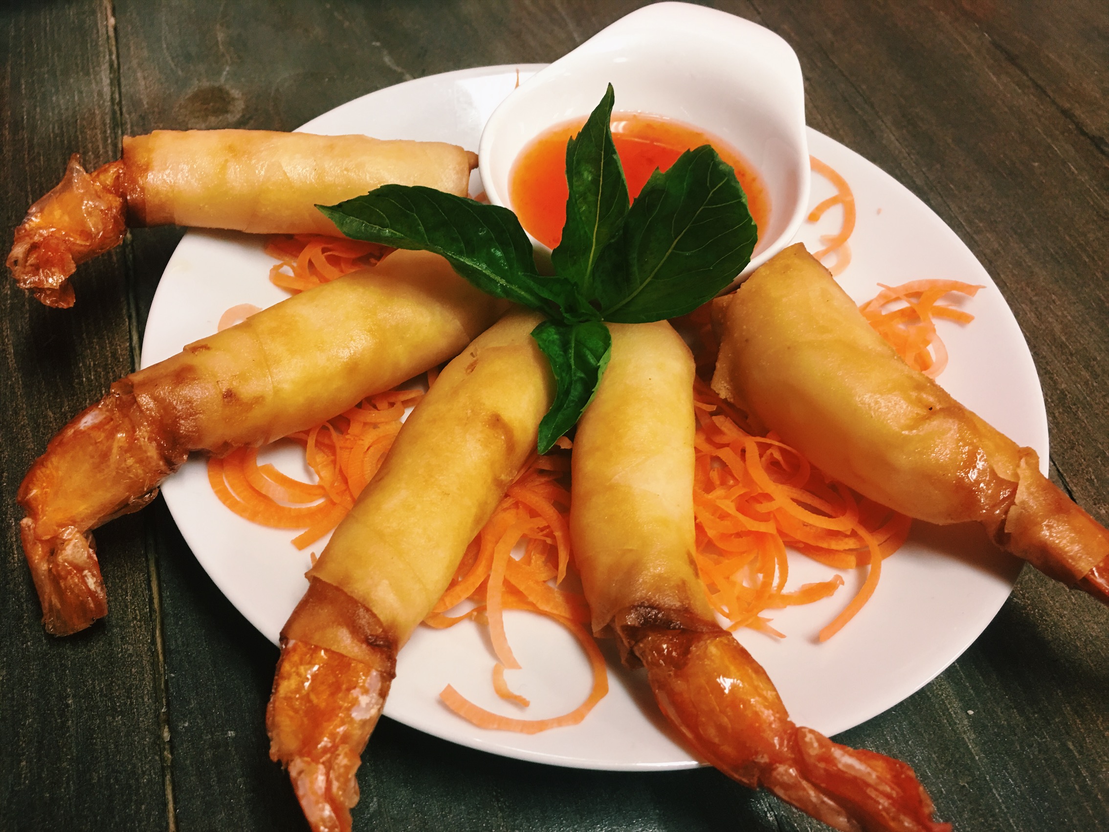 Order A11. Rocket Shrimp food online from Pikpon Thai store, Sicklerville on bringmethat.com