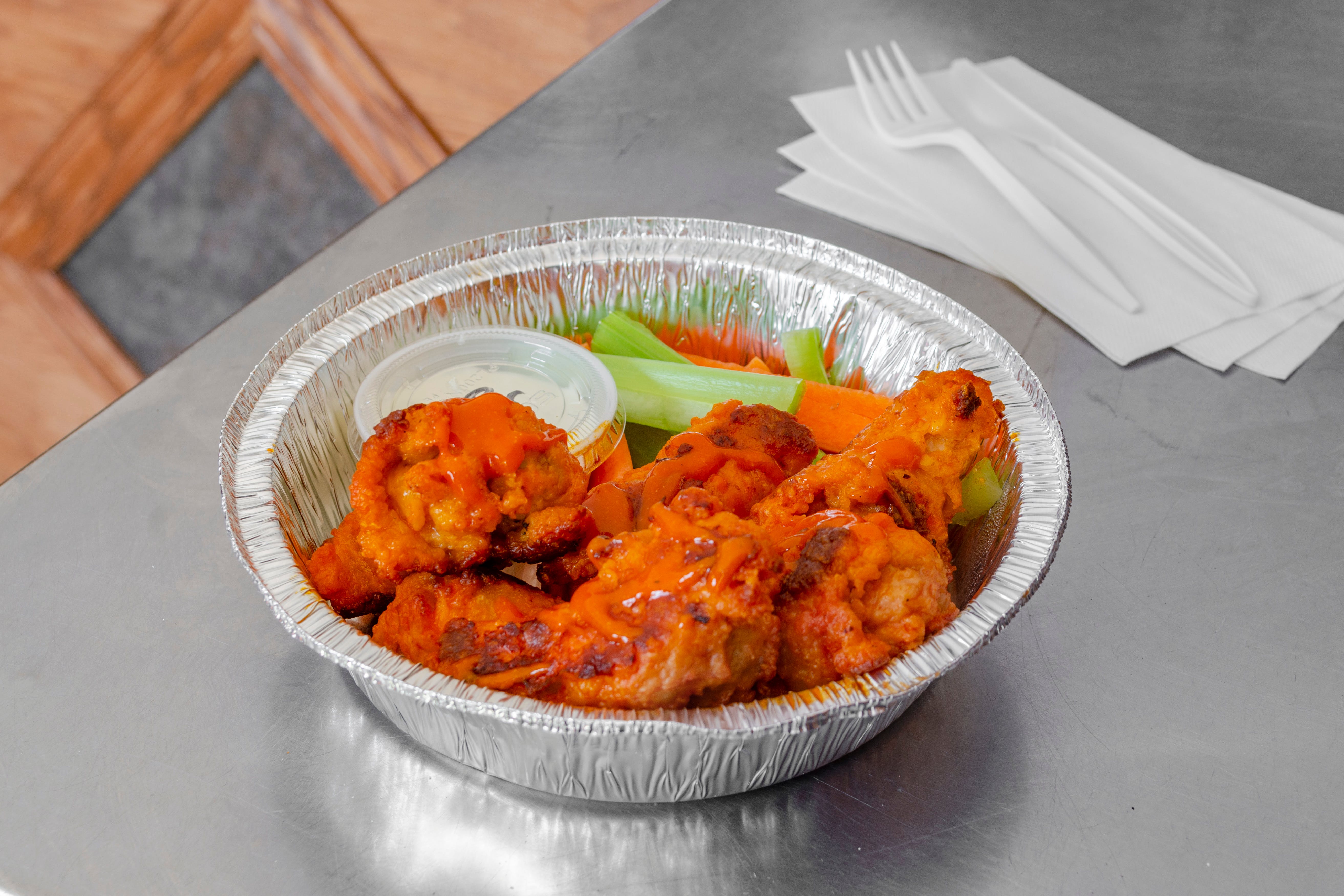 Order Wings - 6 Pieces food online from Pizza Express store, Elizabeth on bringmethat.com