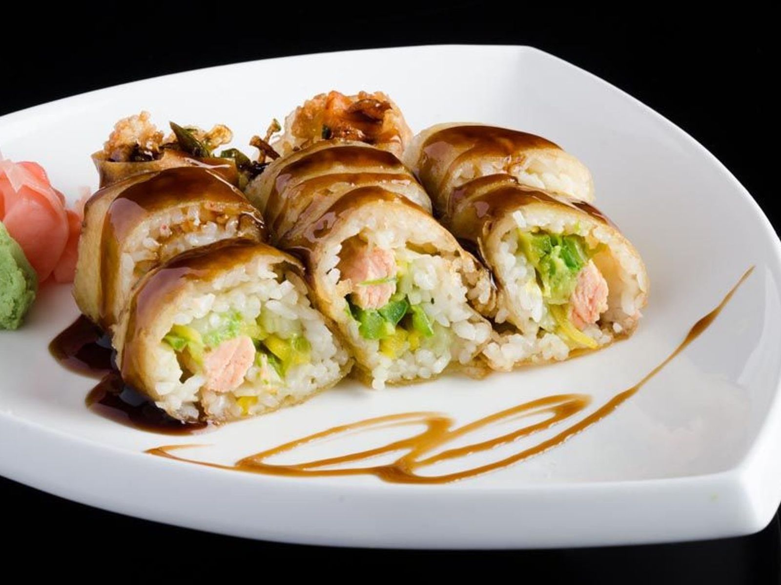 Order Muscat Fire Tempura Roll food online from cafe muscat store, Fresh Meadows on bringmethat.com