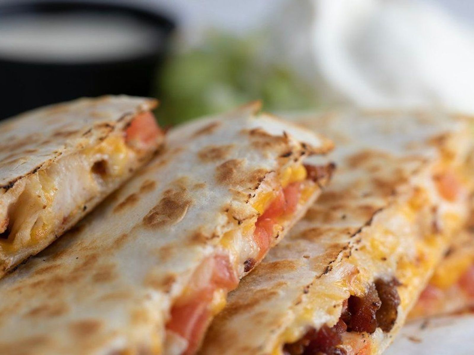 Order Grilled Shredded Chicken Quesadilla food online from Brothers Bar & Grill store, Fort Collins on bringmethat.com
