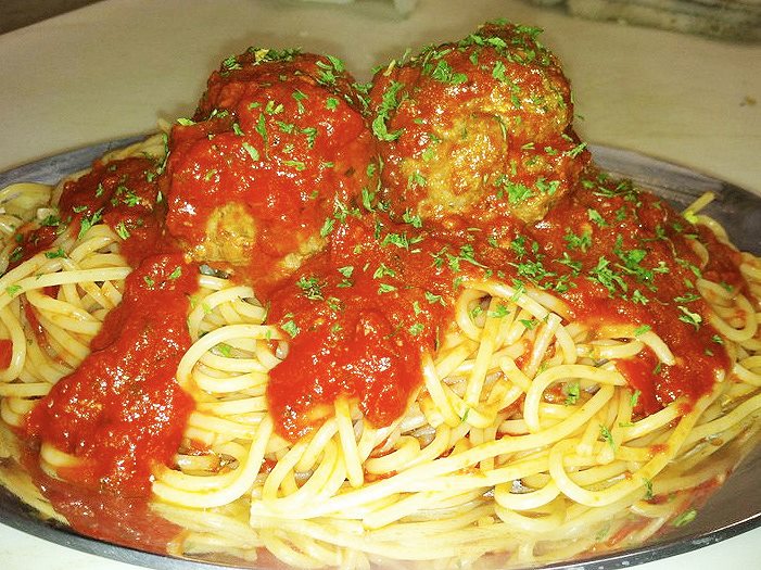 Order Spaghetti and Meatballs food online from Napolitano Brooklyn Pizza store, Providence on bringmethat.com