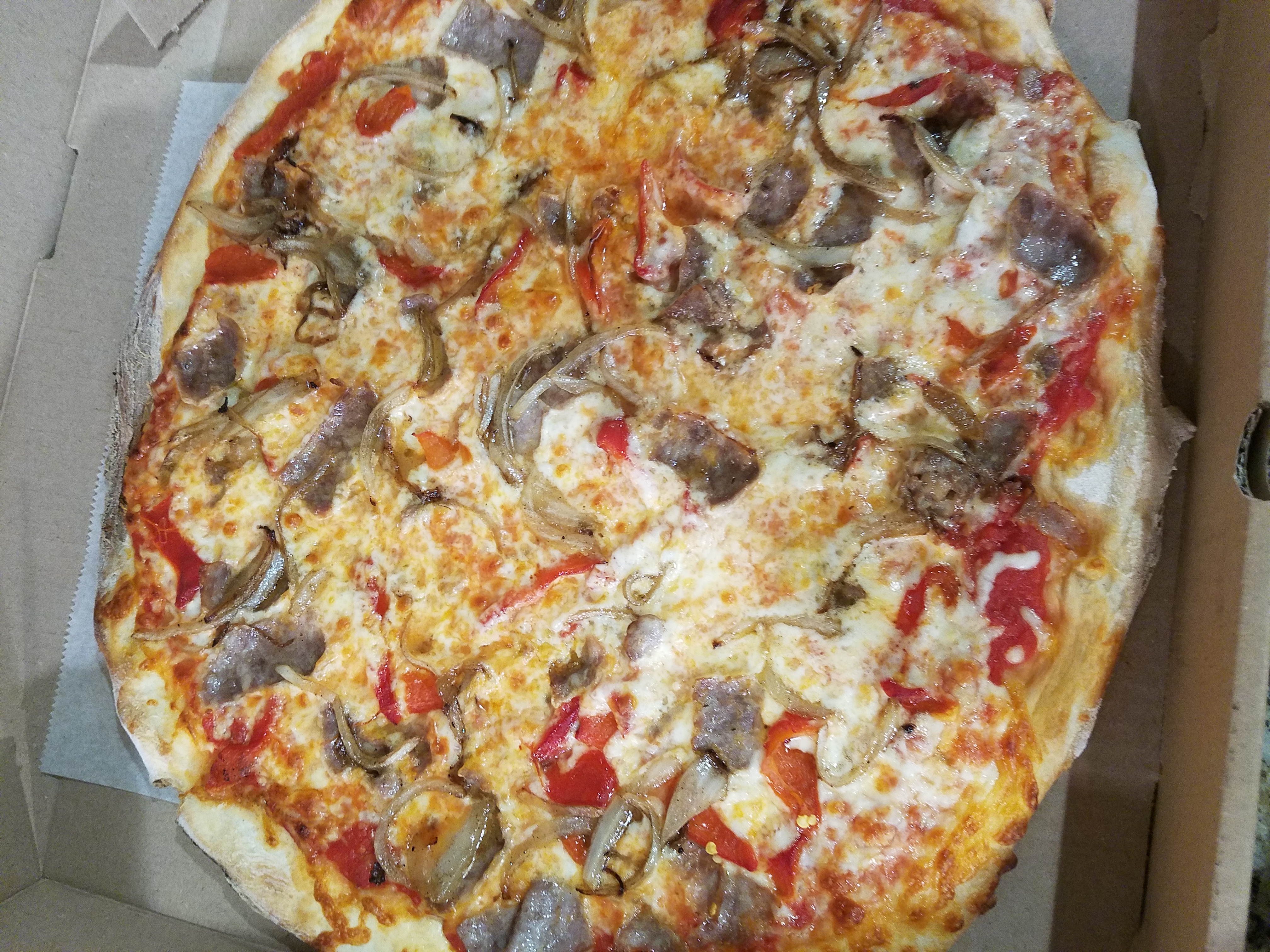 Order Our Place Signature Sausage Pizza food online from Our Place Pizza & Catering store, Edison on bringmethat.com