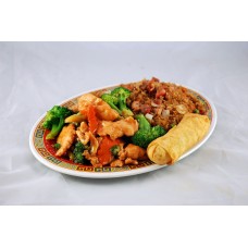 Order C1. Chicken with Broccoli Plate food online from Panda House store, DeKalb on bringmethat.com