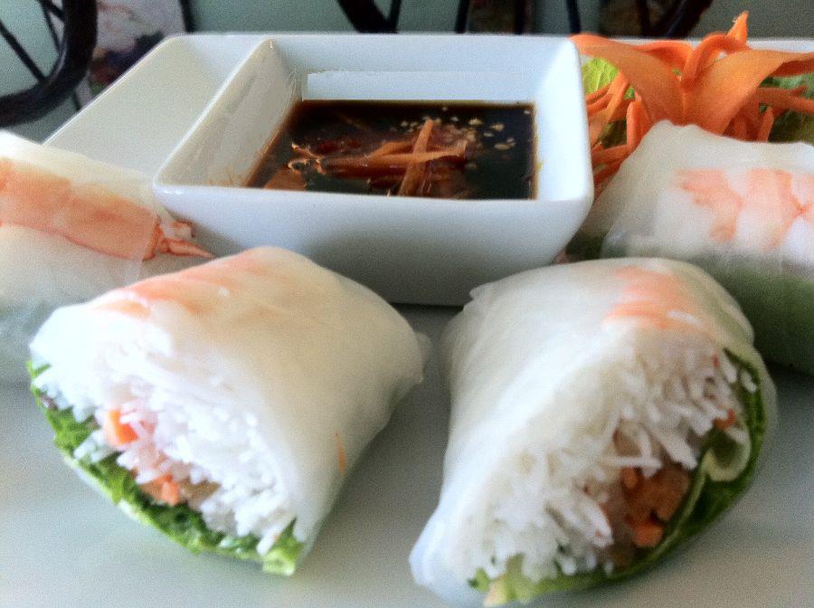 Order Fresh Basils Rolls food online from Red Curry Thai Restaurant store, Marietta on bringmethat.com