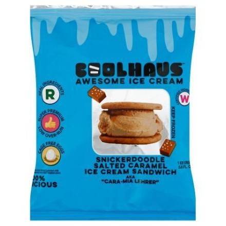 Order Coolhaus Salted Caramel Ice Cream Sandwich (5.8 oz) food online from Dolcezza Gelato store, Arlington on bringmethat.com