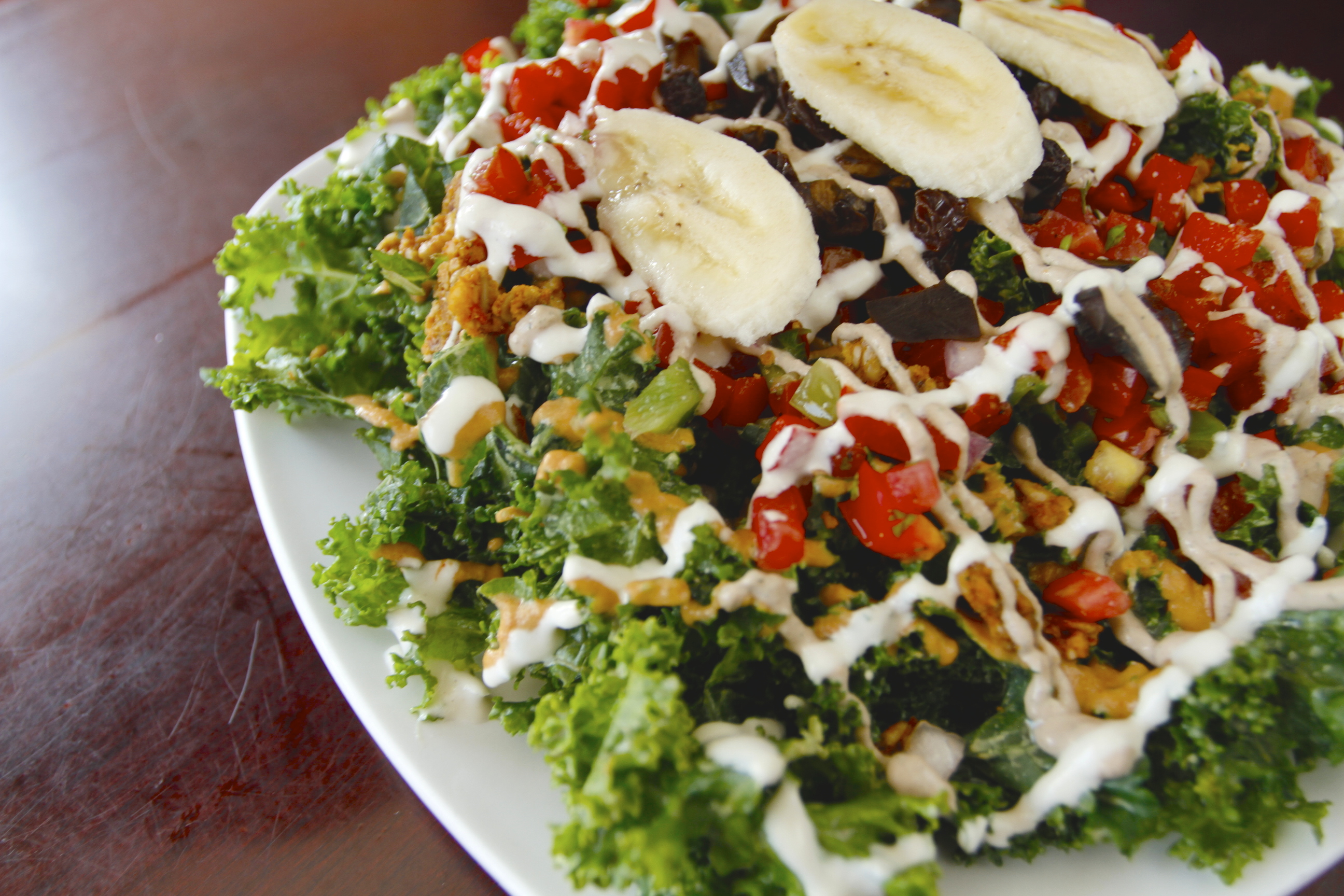 Order Legendary Kale Colossus Salad food online from SunCafe store, Studio City on bringmethat.com