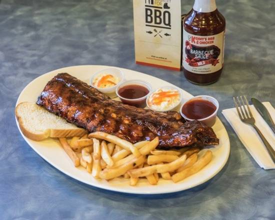 Order Full Slab St Louis Ribs food online from Kenny's Ribs & Chicken store, Country Club Hills on bringmethat.com