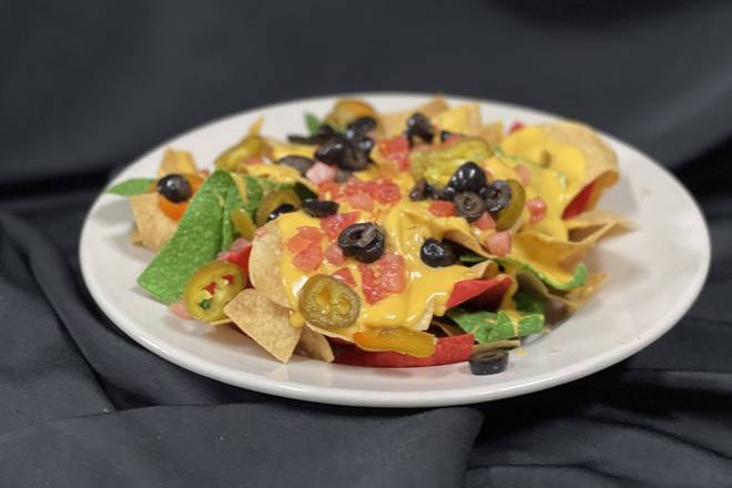 Order Tri Colored Nachos food online from Cooper Cave Ale Company store, Glens Falls on bringmethat.com