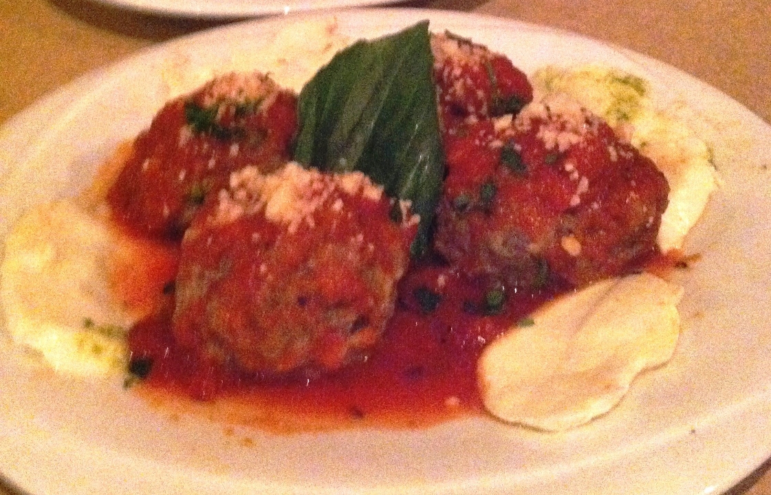 Order Homemade Meatball Appetizer food online from AJ's Burgers store, New Rochelle on bringmethat.com