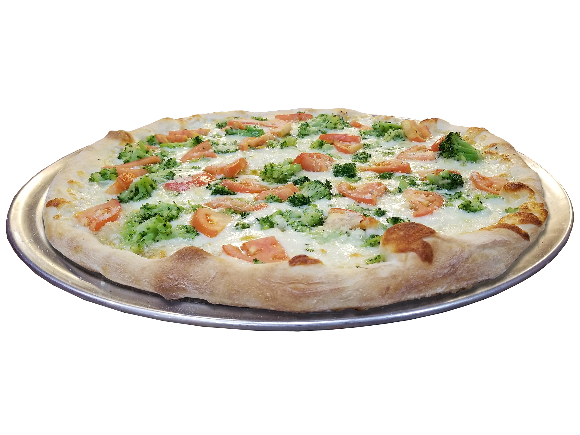 Order White Pizza Primavera food online from Mike Brick Oven Pizza store, Pottstown on bringmethat.com
