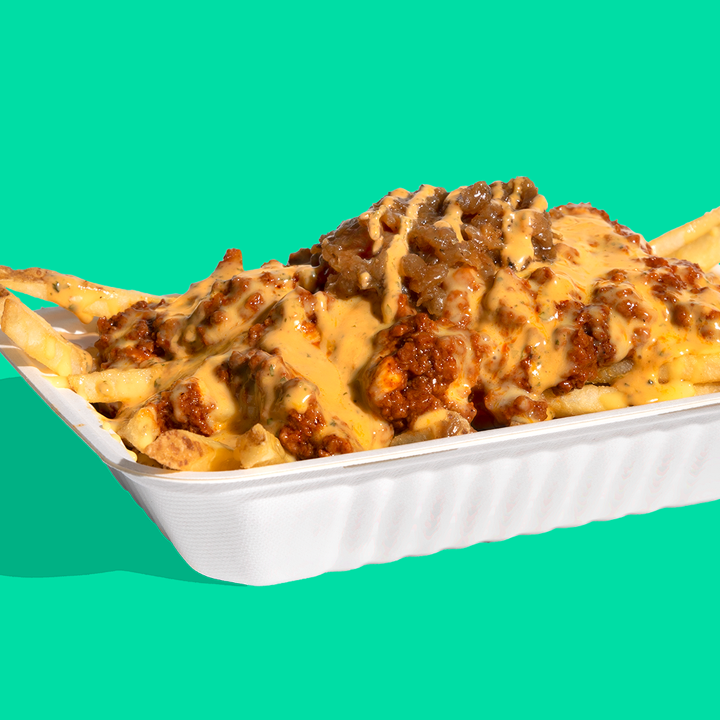 Order (V) THE SHOP CHILI CHEESE CHILI FRIES food online from The Impossible Shop store, Bethesda on bringmethat.com