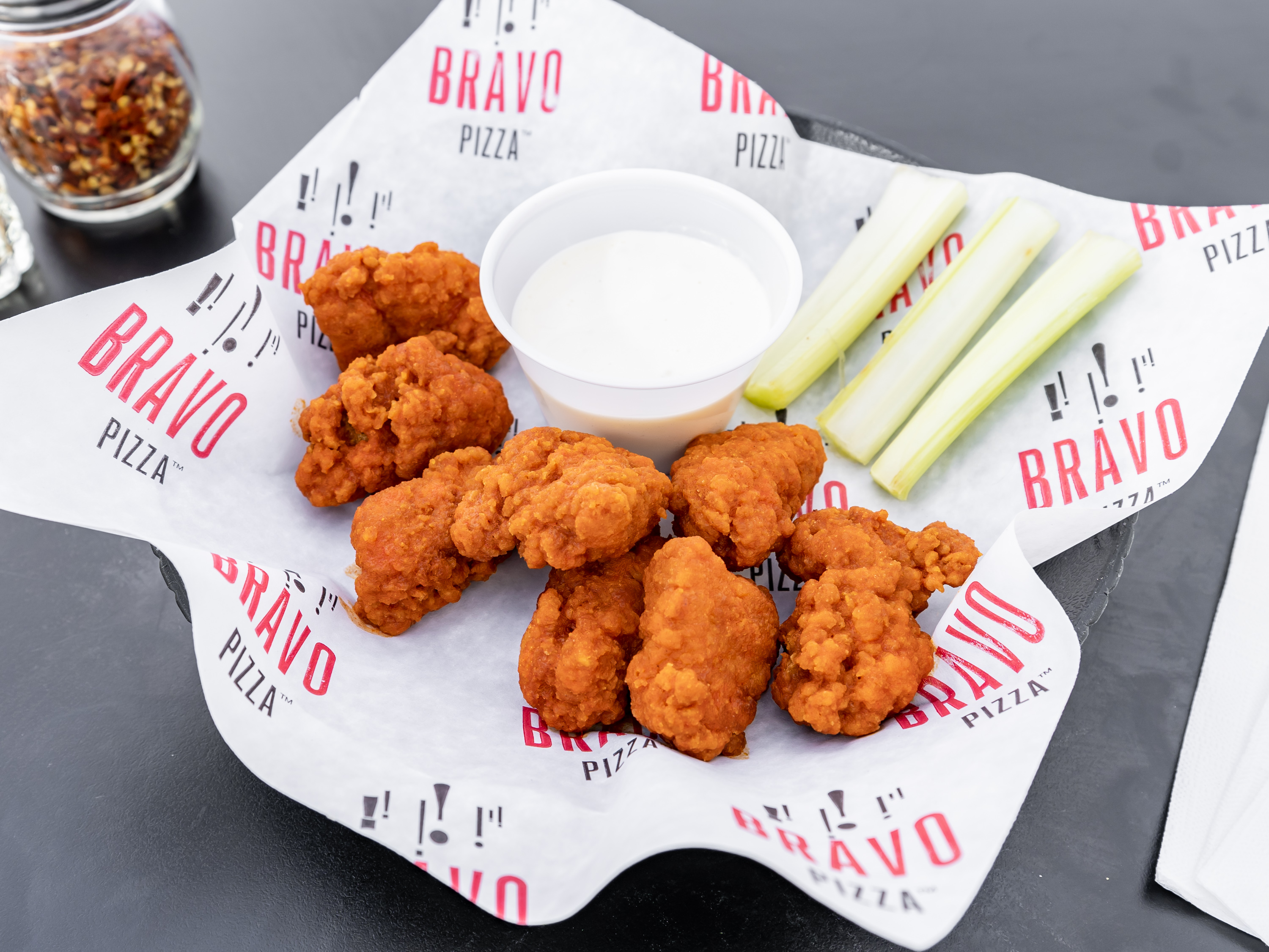 Order Boneless Wings food online from Bravo Pizza store, Staten Island on bringmethat.com