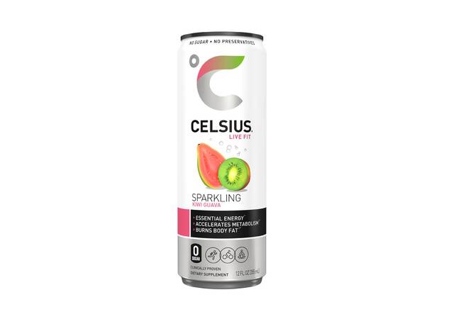 Order Celsius Kiwi Guava (12 oz) food online from Royal Farms store, Severn on bringmethat.com