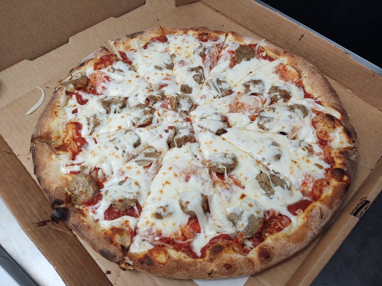 Order Meatball & Onion Pizza - Mini 8'' food online from Poulsbo Woodfired Pizza  store, Poulsbo on bringmethat.com