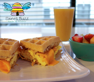 Order Waffle Sandwich food online from Sweet Buzz Bean & Bistro store, Harrison City on bringmethat.com