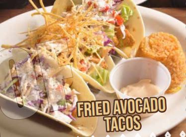 Order Fried Avocado Tacos food online from La Hacienda store, McDonough on bringmethat.com