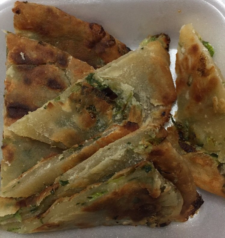 Order Scallion Pancake food online from Noodle Q Home Style Fresh Noodles and Sushi store, Fresno on bringmethat.com