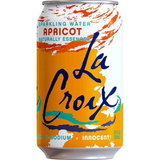 Order Lacroix Apricot Sparkling Water food online from Deerings Market store, Traverse City on bringmethat.com