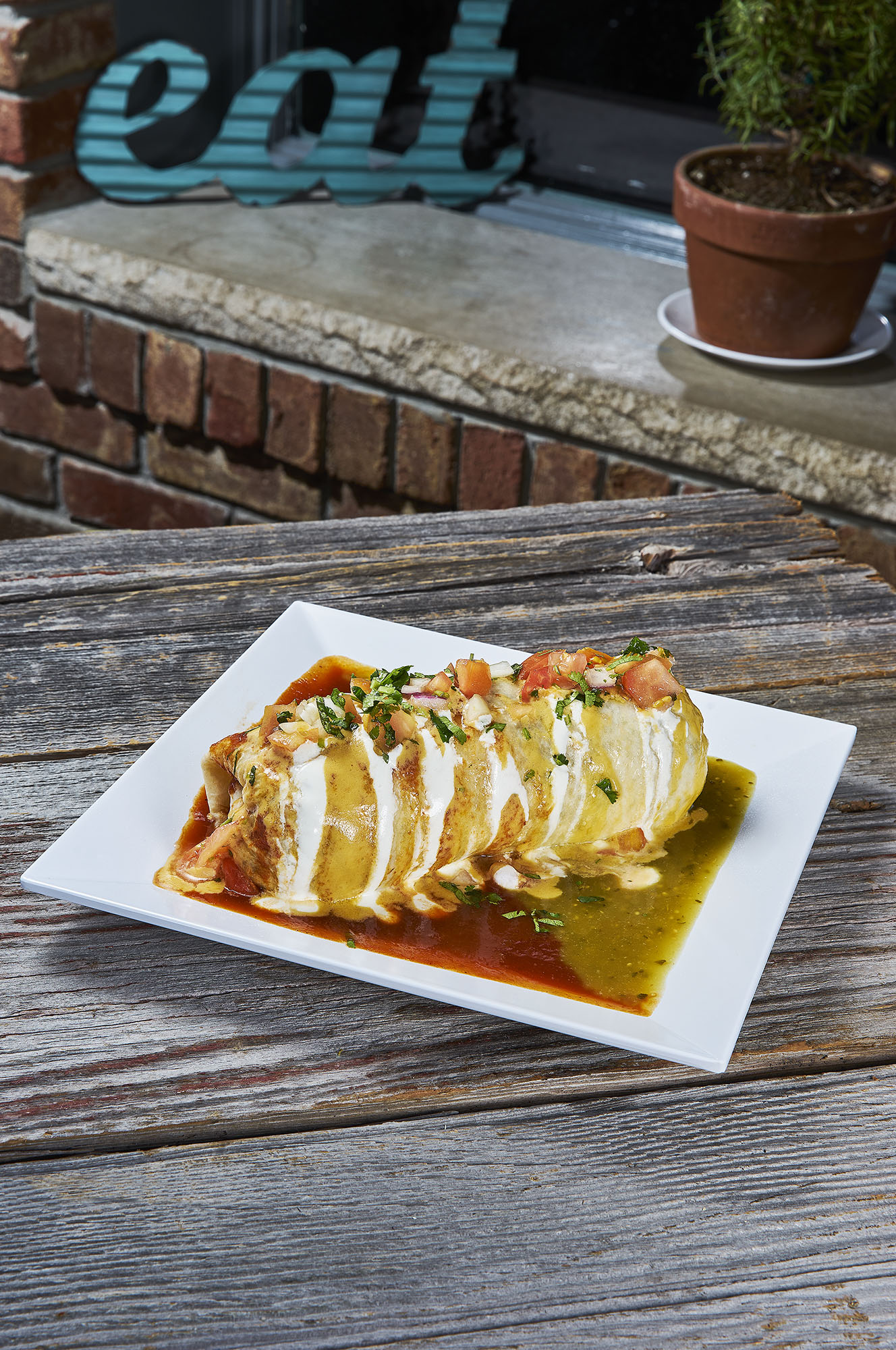 Order Wet Burrito food online from Queso Mexican Grill store, Lincroft on bringmethat.com