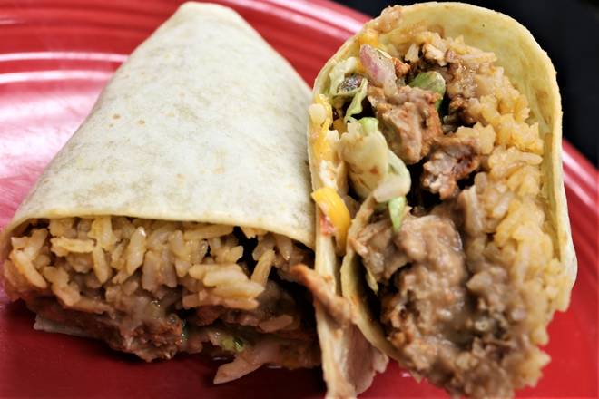 Order Al Pastor Burrito food online from Cabo Taco store, Cincinnati on bringmethat.com