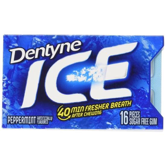 Order Dentyne ice pepermint sugar free 16 pieces food online from Exxon Food Mart store, Port Huron on bringmethat.com