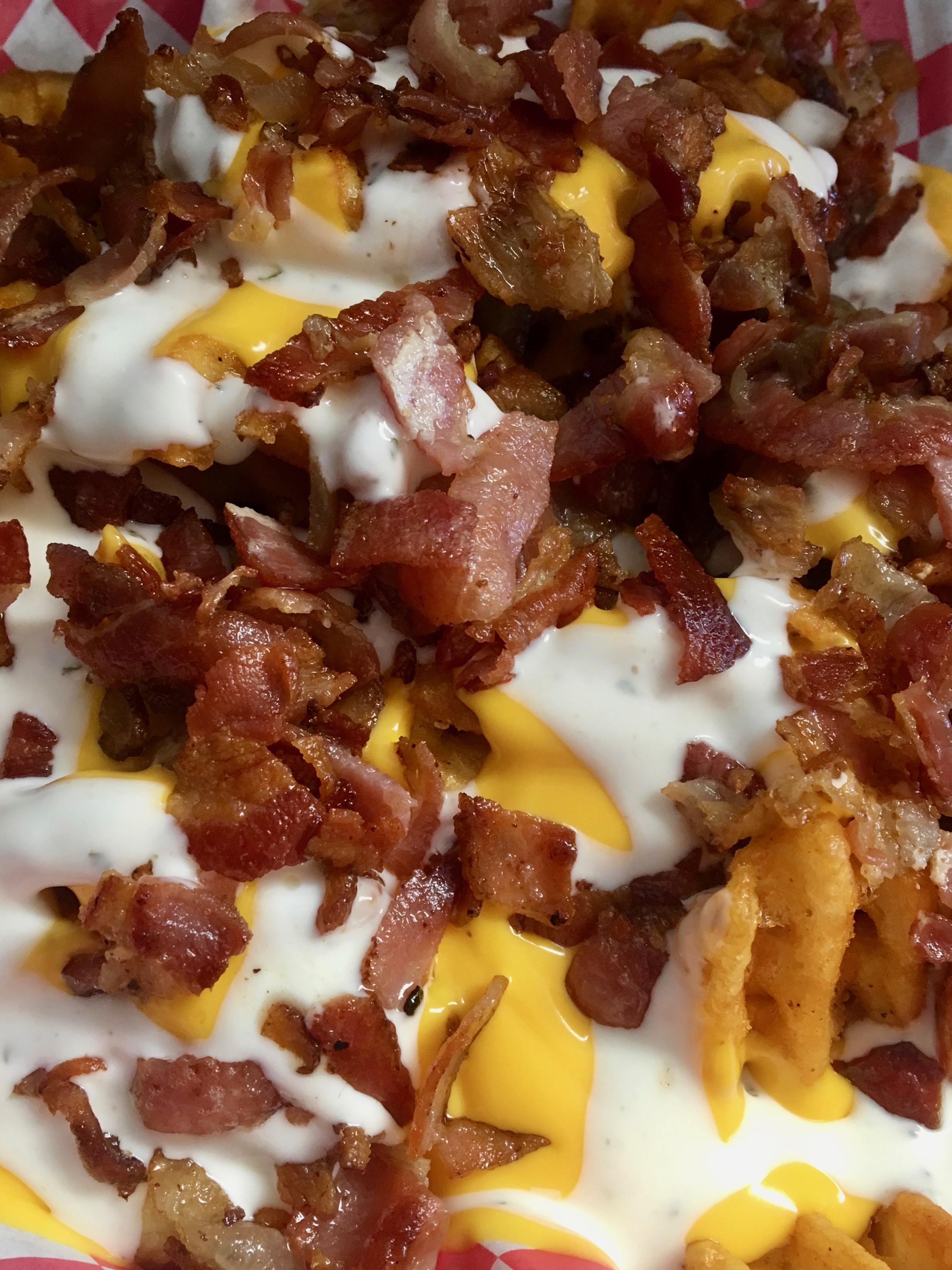 Order Bacon Ranch Cheese Fries food online from Joe's Dairy Bar store, Hopewell Jct on bringmethat.com
