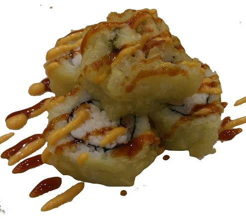 Order Tempura California Roll ( 4 pc ) food online from Oishii Sushi store, Springfield on bringmethat.com