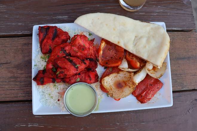 Order Fire Grill Chicken Tikka food online from Cowboys & Indians Tex-In Kitchen store, Houston on bringmethat.com