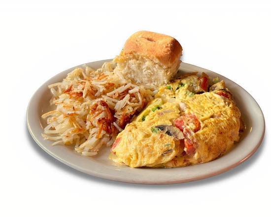 Order Veggie Omelet food online from Norma's Cafe store, Frisco on bringmethat.com
