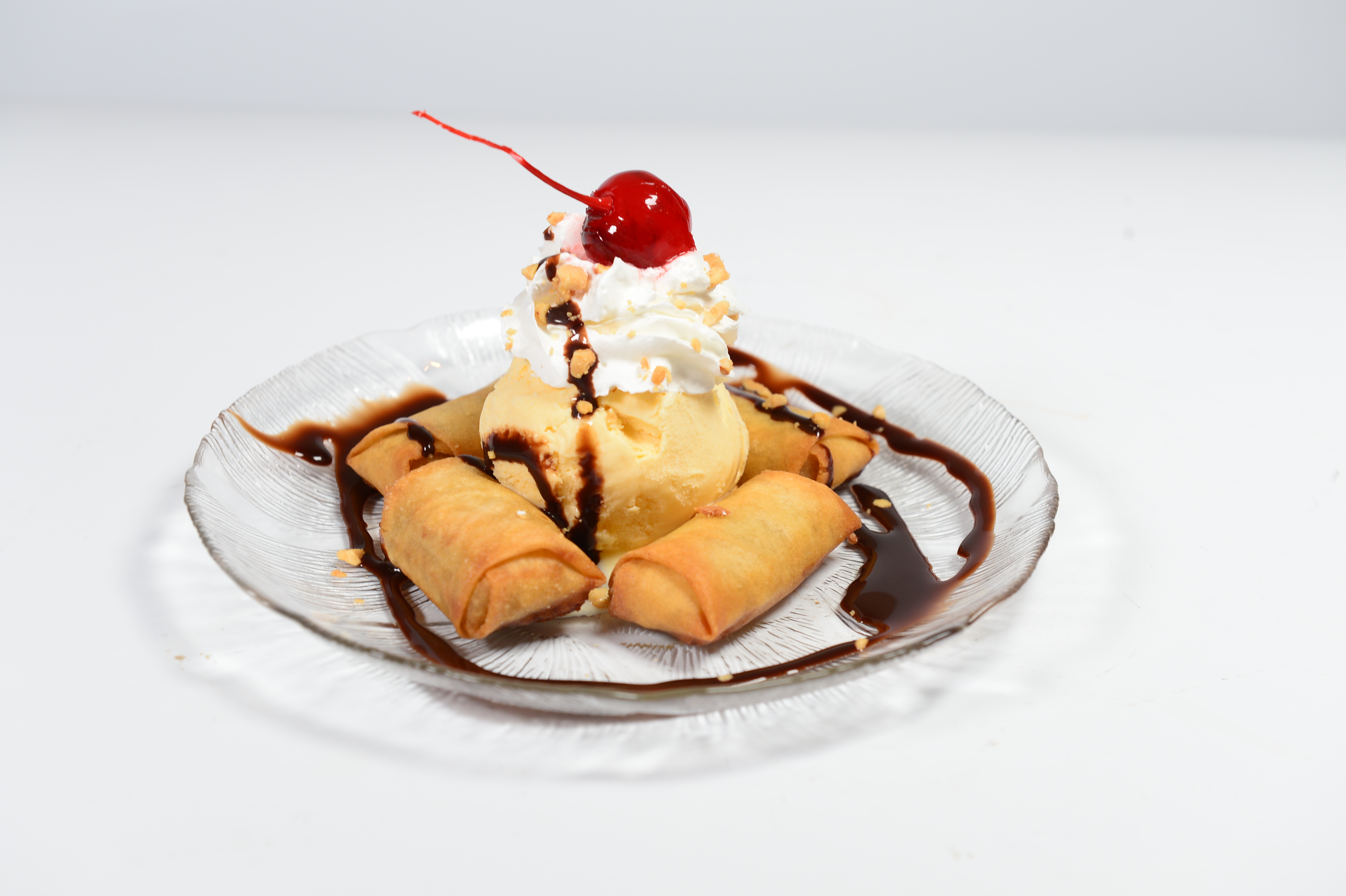 Order Fried Banana with Ice Cream food online from Lemongrass Thai Cuisine store, San Francisco on bringmethat.com