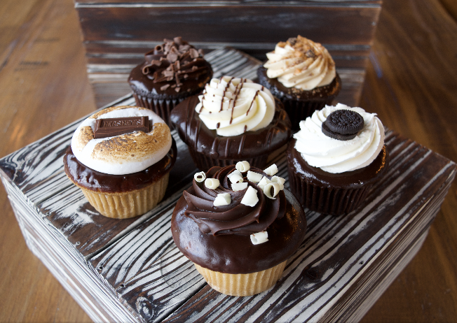 Order Half Dozen- Chocolate Obsession food online from Molly Cupcakes store, West Chester on bringmethat.com