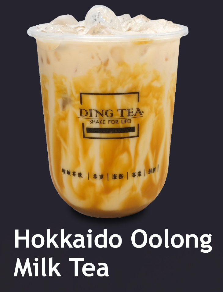 Order Hokkaido Oolong Milk Tea (Toffee Candy) food online from Ding Tea store, Fountain Valley on bringmethat.com