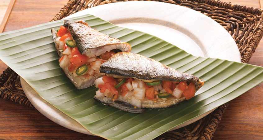 Order 2 Pieces Grilled Half Bangus food online from Grill City store, West Covina on bringmethat.com