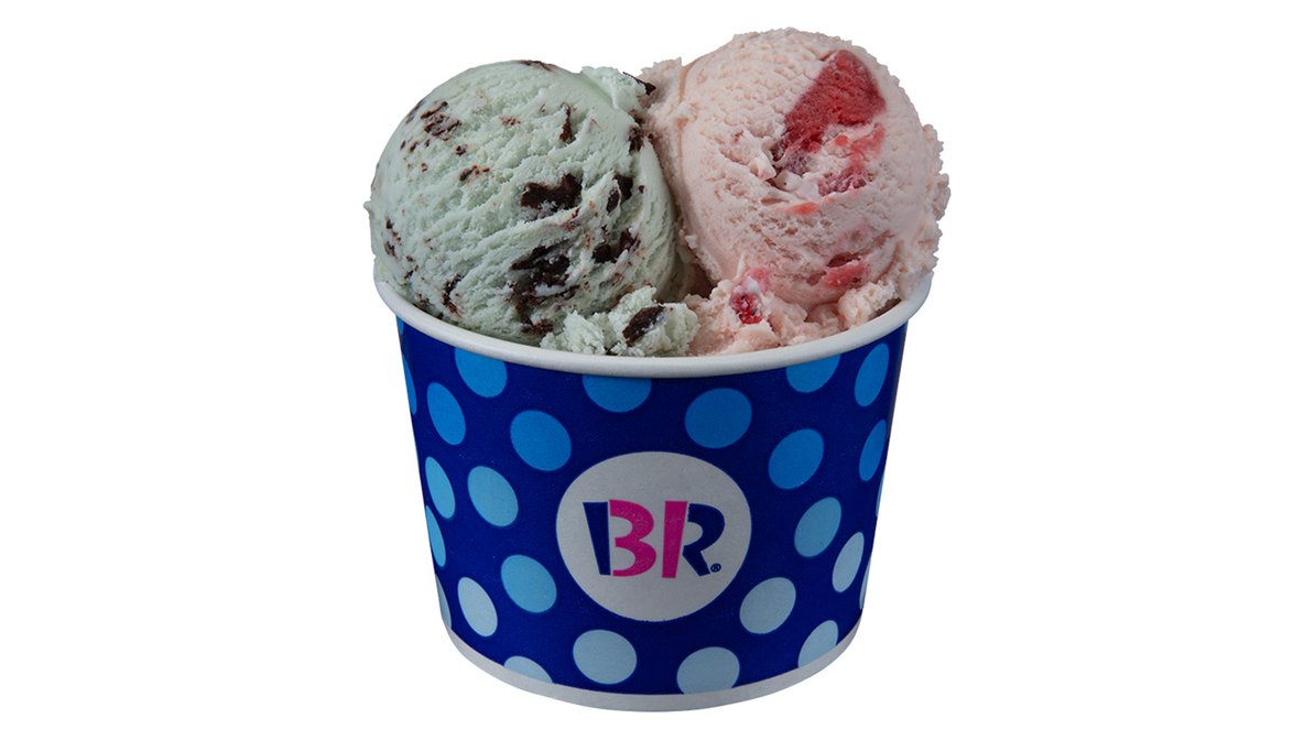 Order Double Scoop Ice Cream food online from Baskin Robbins store, Anaheim on bringmethat.com